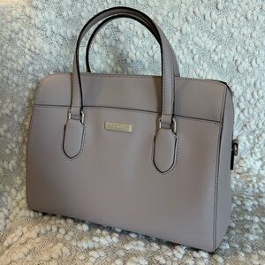Kate Spade Taupe Leather Satchel